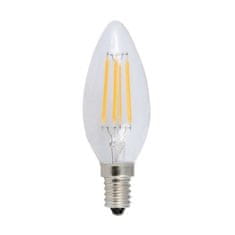 Diolamp  LED Filament Candle žárovka čirá C35 4W/230V/E14/6500K/500Lm/360°