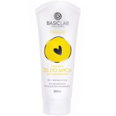 BasicLab Famillias - jemný prací gel pro celou rodinu, udržuje hydrataci, chrání před škodlivými faktor, 100ml