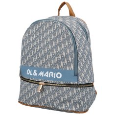 Danbliny Trendový dámský koženkový batoh Ripo, modrá
