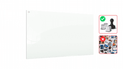 Allboards Skleněná tabule 100 x 70 cm ALLboards CLASSIC TS100x70W