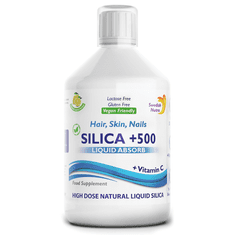 Swedish Nutra Silice +500 tekutý křemík s vitamínem C 500 ml