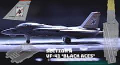 Forces of Valor F-14A Tomcat s palubou lodi, USS Enterprise, VF-41 "Black Aces", sekce #A , 1/200