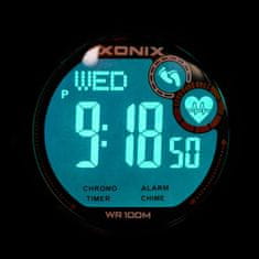 Xonix Hrm3-005 Pánské Hodinky - Měřič Srdečního Tepu A Krokoměr (Zk044f)