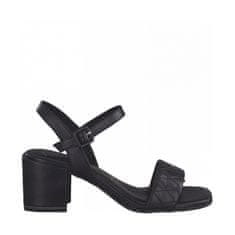 Marco Tozzi černé elegantní otevřené sandály 37
