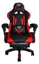 Dunmoon 8979 Ergonomická herní židle černo - červená 13837