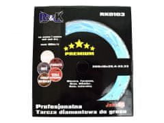 R&K Kotouč diamantový řezný 250x10x250x10x25,4-22,23mm na dlažbu a kámen RK0103