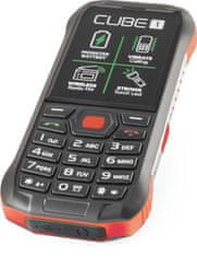 X200 odolný tlačítkový telefon, Red