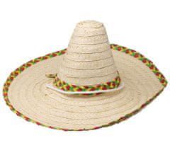 Guirca Mexický klobouk slaměný 50cm