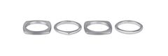 Breil Moderní sada ocelových prstenů New Tetra TJ301 (Obvod 54 mm)