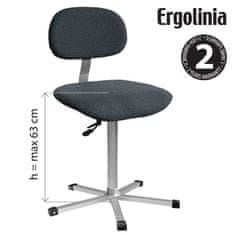 Ergolinia Průmyslová židle, odolná, ocel, dlouhá životnost ERGOLINIA EVO2