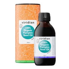 VIRIDIAN nutrition Pumpkin Seed Oil (Olej z dýňových semínek Bio) Organic, 200 ml