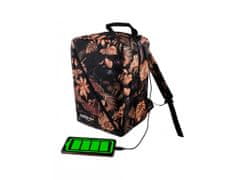 TopKing Cestovní batoh WIZZAIR s USB 40 x 30 x 20 cm, černá/zlatá