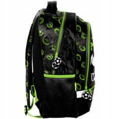 Paso Školní batoh Fotbal ergonomický 41cm černý