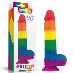 Love toys Lovetoy PRIDER duhové dildo s přísavkou LGBT