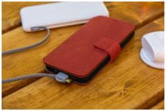 FIXED Kožené pouzdro typu kniha FIXED ProFit pro Samsung Galaxy S24+, červené
