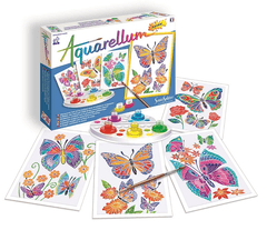 Sentosphére Akvarely junior - Motýli a květiny