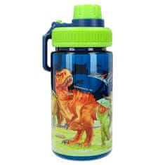 Dino World Cestovní lahev na pití , Modro-zelená, 500 ml, s dinosaury | 0412425_A