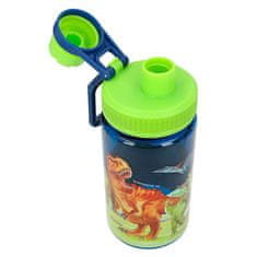 Dino World Cestovní lahev na pití , Modro-zelená, 500 ml, s dinosaury | 0412425_A