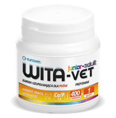 Eurowet Wita-Vet Ca/P=1,3 - Vitamínový Doplněk Pro Psy 1g 400 Tab.