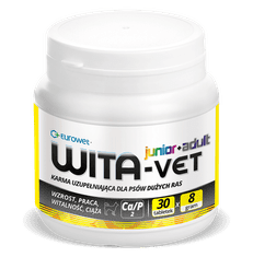Eurowet Wita-Vet Ca/P=2 - Vitamínový Doplněk Pro Psy 8g 30 Tab.