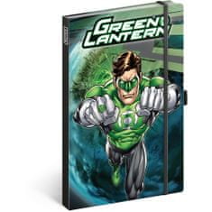 Notique Notes Green Lantern, linkovaný, 13 × 21 cm