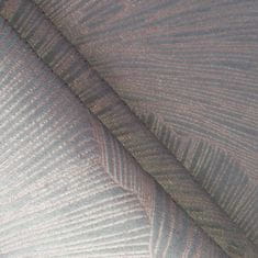 DESIGN 91 Běhoun na stůl Goja, stříbrný s lesklým vzorem 40 x 140 cm