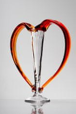 Borek Sipek Glass Valentine Vase - jedinečná váza ve tvaru srdce, obdarování z lásky