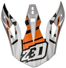 Zed kšilt pro přilby X1.9 a X1.9D, ZED (oranžová/bílá/černá) 2H430732
