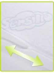 Sensillo Kojenecký polštář - klín bílý 59x37 cm