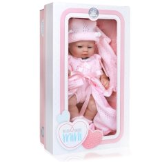 Berbesa Luxusní dětská panenka-miminko Valentina 28cm