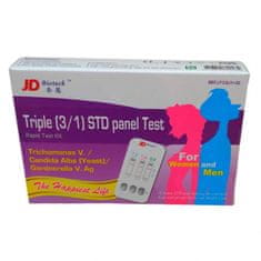 Jei Daniel Biotech JD BioTech test - detekce pohlavně přenosných infekcí 3 v 1