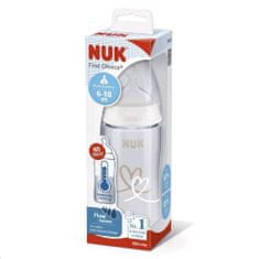 Manuka Health Kojenecká láhev NUK FC+Temperature Control 300 ml BOX-Flow Control savička beige