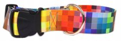 Matteo Obojek pro psa Pixely vícebarevný 30mm, 40-70cm