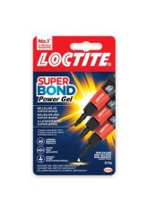 Loctite Vteřinové lepidlo "Loctite Super Bond POWER Gél Mini Trio", 3x1 g, 2733276/1995645