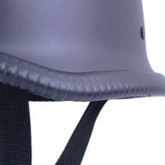 Sodager Retro otevřená moto helma DH-001 (Velikost: XXL (63-64), Barva: matně černá)