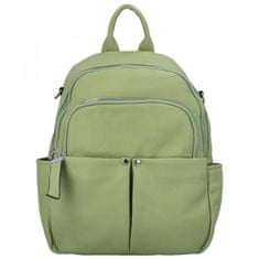 Turbo Bags Trendy dámský koženkový batůžek Zora, zelená