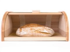 Zeller Dřevěný chlebník, box na chleba, 40x28x18cm
