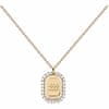 Originální pozlacený náhrdelník Vodnář AQUARIUS CO01-566-U (řetízek, přívěsek)