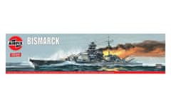 bitevní loď Bismarck, Kriegsmarine, Classic Kit VINTAGE A04204V, 1/600