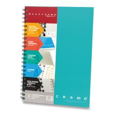 Pigna Kroužkový blok Monocromo Professional A4, čtverečkovaný, 100 listů, mix barev