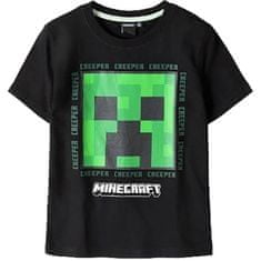 Fashion UK Dětské tričko Minecraft Creeper bavlna černé Velikost: 116 (6 let)