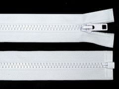 INTEREST Kostěný zip šíře 5 mm délka 45 cm bundový - bílý.