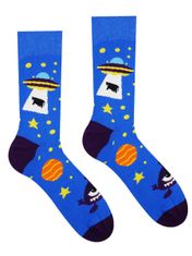 unisex ponožky Ufo tmavě modré