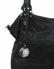 Mahel Velká dámská kabelka / pytel přes rameno 334-mh černá