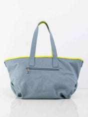 LOOKAT Modrá prostorná dámská taška