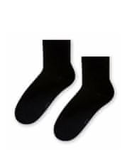 STEVEN 059 černé dámské ponožky Barva: černá, Velikost: 35-37