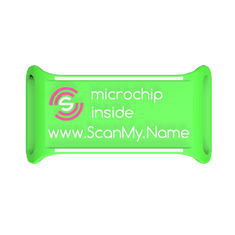 ScanMy.Name ScanMy.Name NFC identifikační známka, zelená + Doživotní členství Family