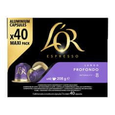 Profondo 40 ks hliníkových kapslí, kompatibilní s kávovary Nespresso