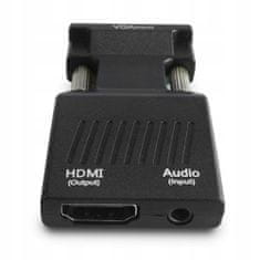 SAVIO Adaptér CL-145 VGA - HDMI + Audio
