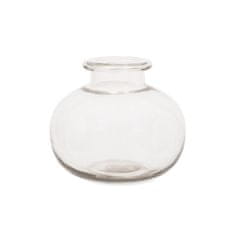 Decor By Glassor Robustní skleněná kulatá váza malá